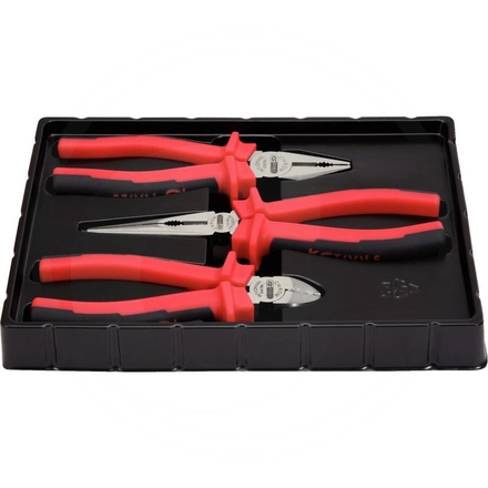 KS Tools ERGO plier set, 3pcs, 160-200mm