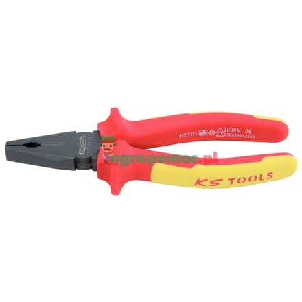 KS Tools ERGO VDE combination plier, 175mm