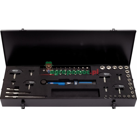 KS Tools ERGOprec torque kit, 44pcs, 3/8", 5-50Nm