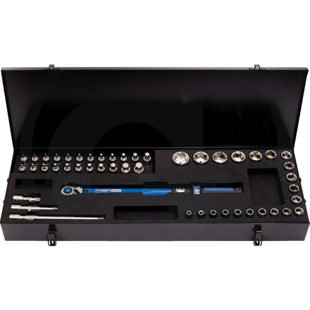 KS Tools ERGOprec torque kit, 48pcs,1/2",20-200Nm