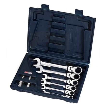 KS Tools GEAR+ flex head comb spanner set, 10pcs
