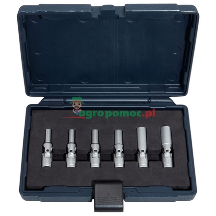 KS Tools Glowplug socket set, 6pcs, 3/8", 8-16mm