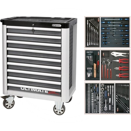 KS Tools Grey ULTIMATE tool cabinet set, 125pcs