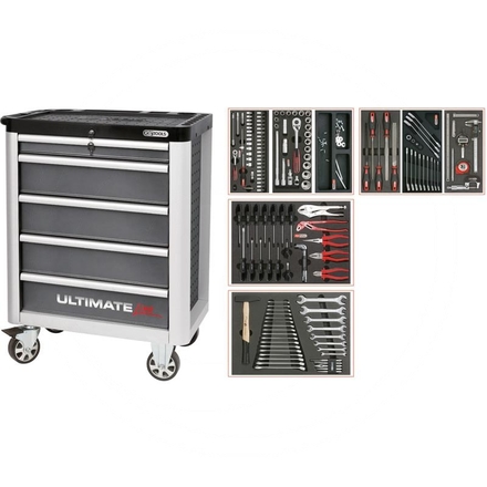 KS Tools Grey ULTIMATE tool cabinet set, 157pcs