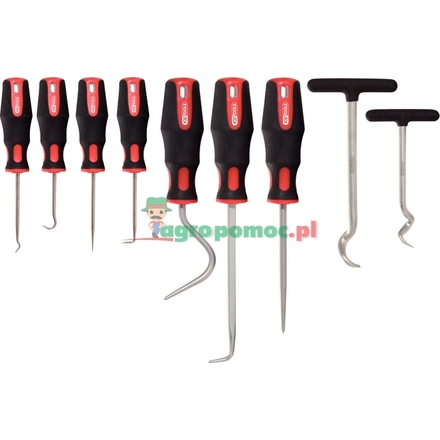 KS Tools Master hook-tool set, 9-pcs.