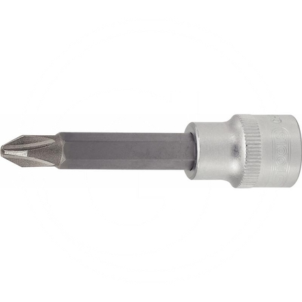 KS Tools PHILLIPS® bit socket, long, 1/2", PH1