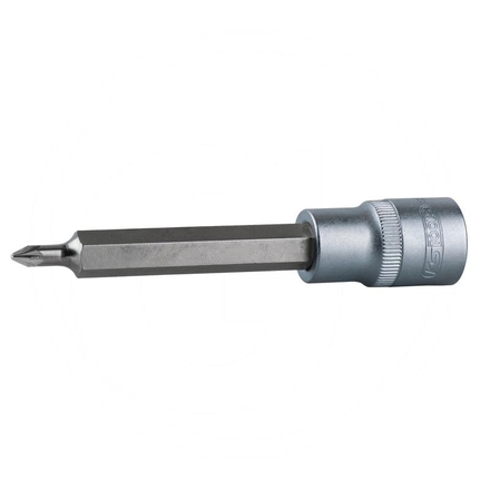 KS Tools POZIDRIV® bit socket, long, 1/2", PZ3