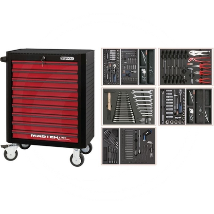 KS Tools Red MASTER kit, 311pcs, IMPERIAL&SAE