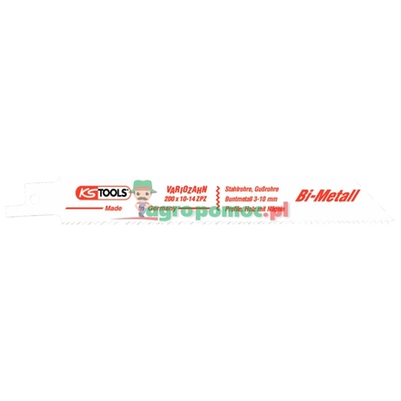 KS Tools Sabre saw blade L=200mm, uni, 1,8-2,5mm