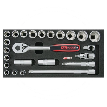 KS Tools Socket wrench set 1/2"