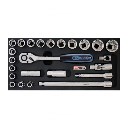 KS Tools Socket wrench set 1/2"