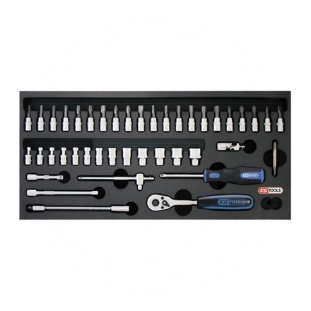 KS Tools Socket wrench set 1/4"