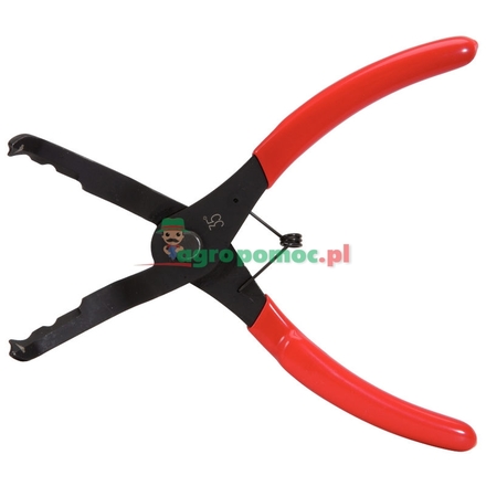 KS Tools Trim clip plier,35° offset, 190mm