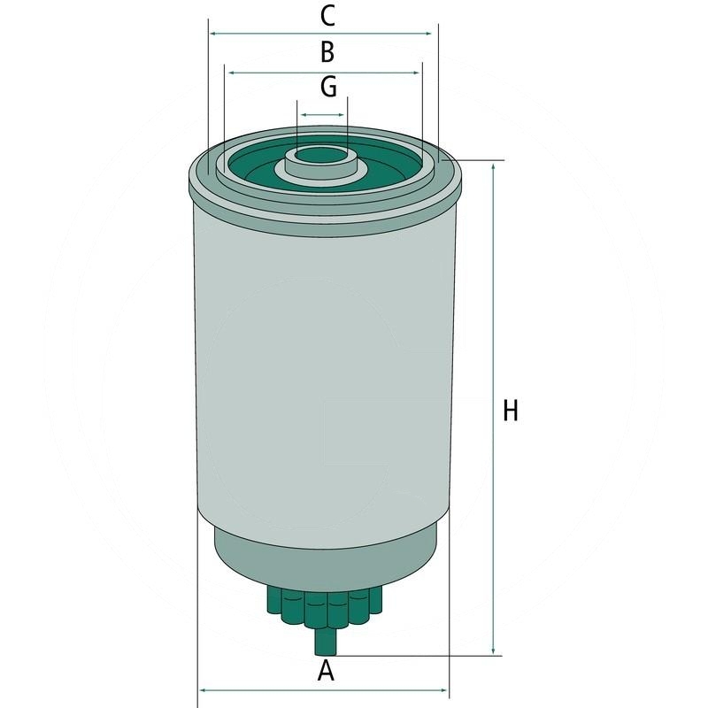 MANN Fuel filter | KC 104