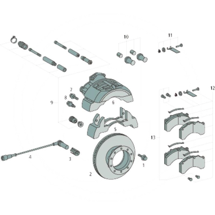 Mercedes LKW Bremsscheibe