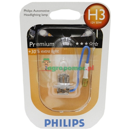 Philips Headlight bulb, 12V / 55W, H3