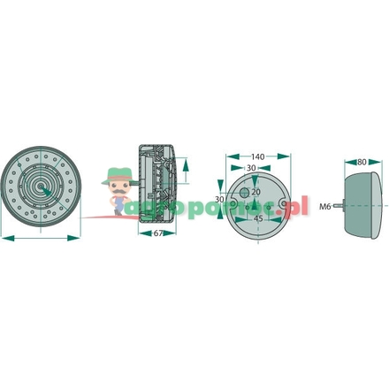 PROPLAST LED-Rear light | 40019001