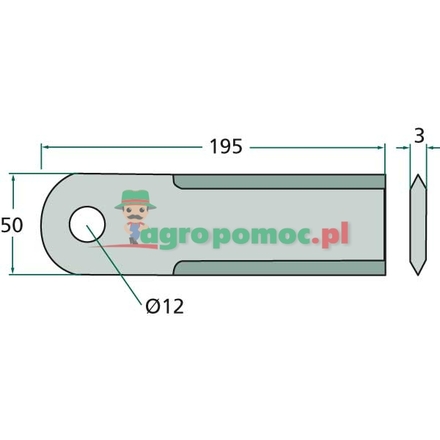 Rasspe Counter blade