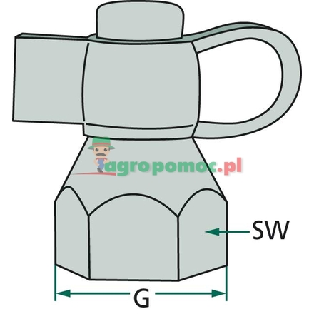WABCO Barb | 463 703 107 0, 076.354-40