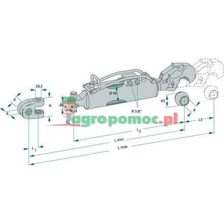 Walterscheid top link