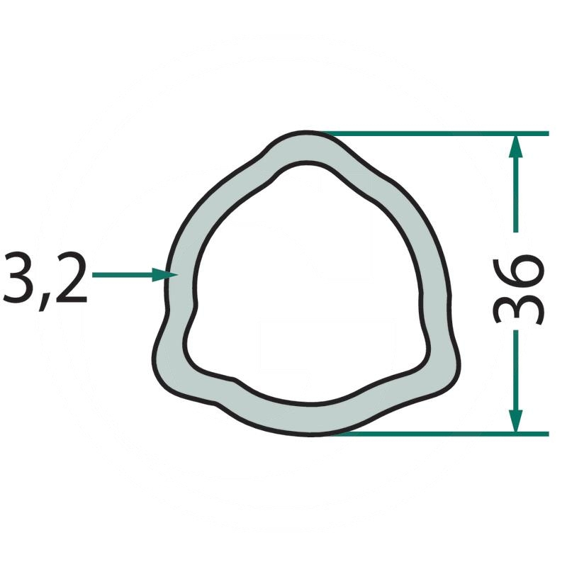 Weasler Profile pipe 3 m