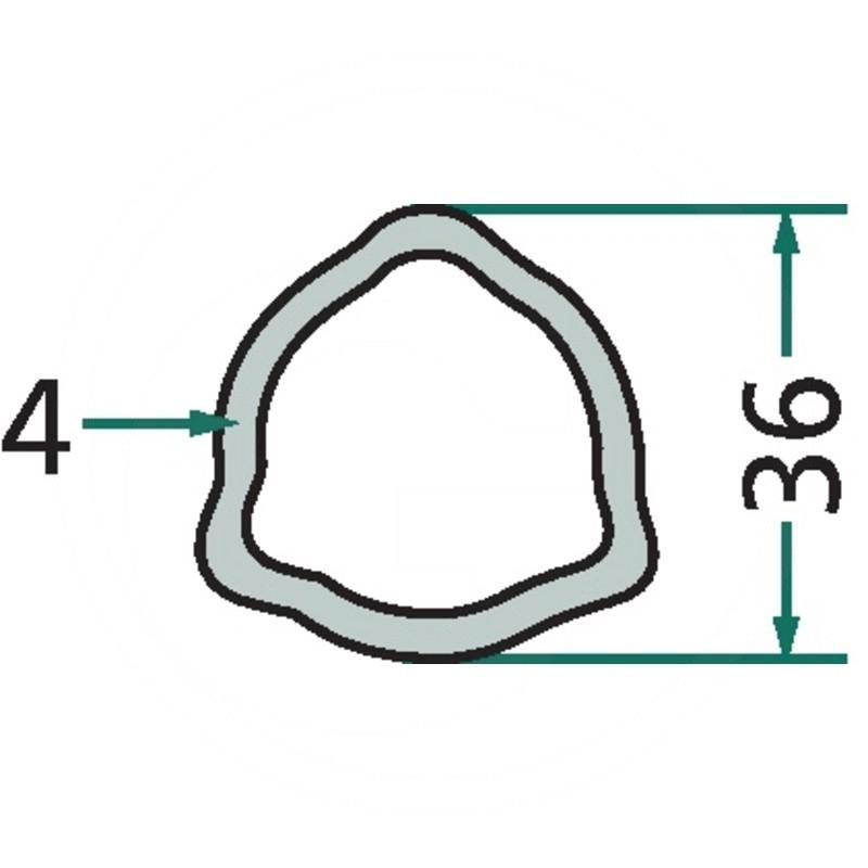 Weasler Profile pipe 3 m