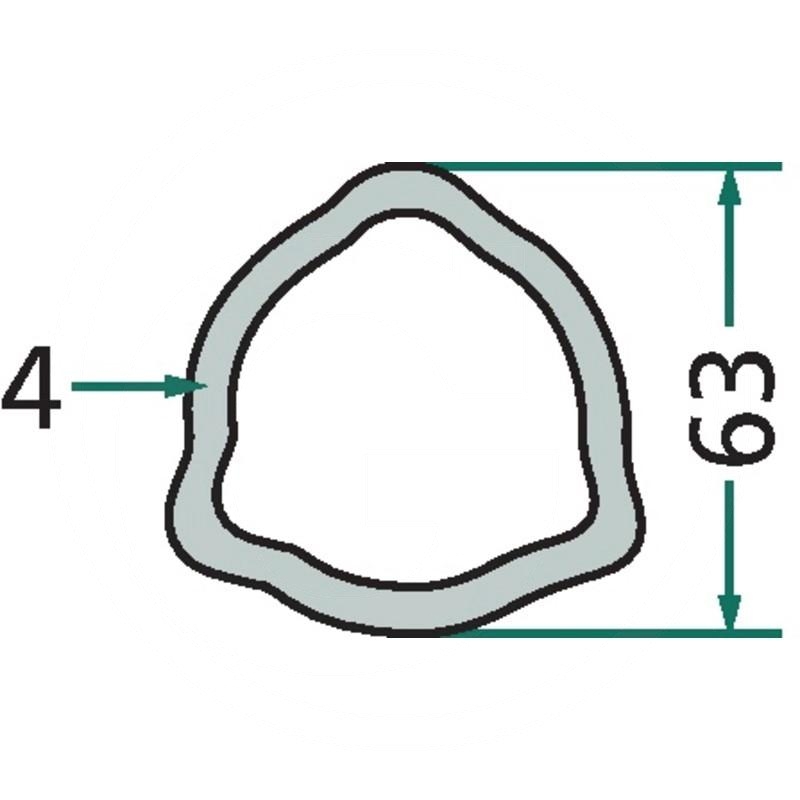 Weasler Profile pipe 3 m