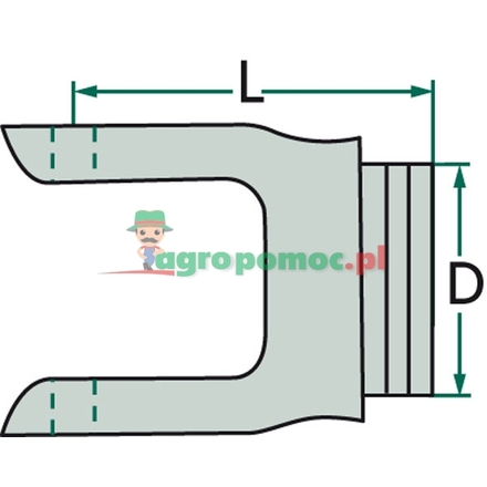Weasler Profile yoke | 204016851
