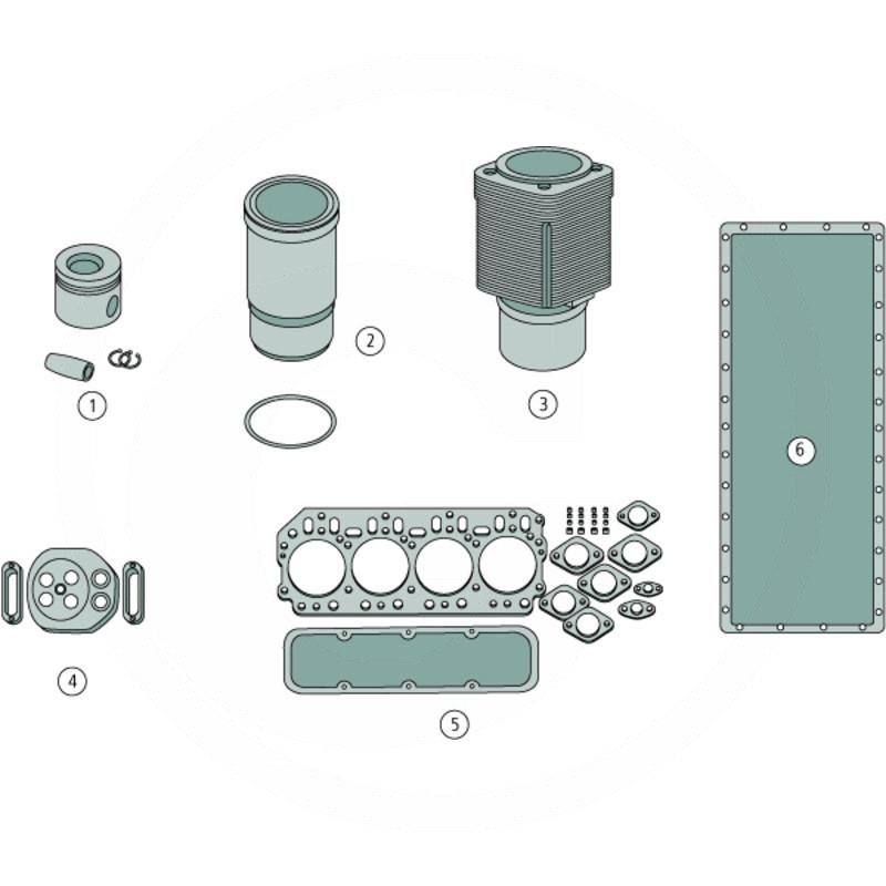 Engine repair kit (380002076) Spare parts for agricultural machinery