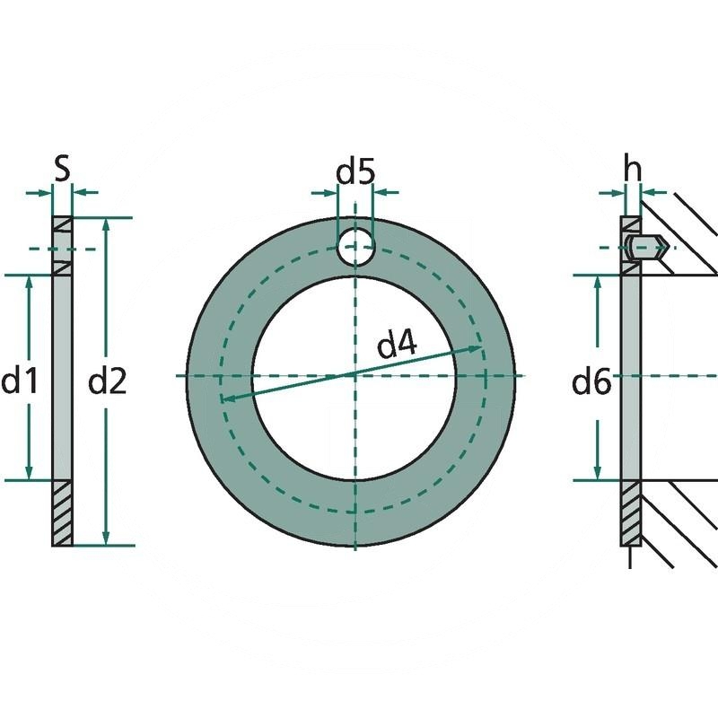 Thrust washer (805GTM1832015) Spare parts for agricultural