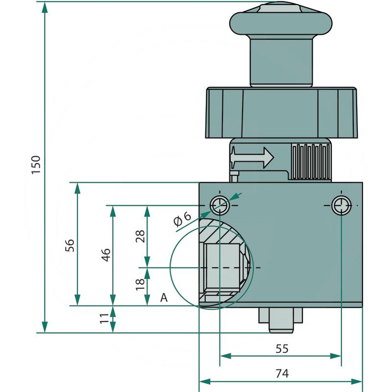 Hand ventilation pump (56799019) Spare parts for agricultural