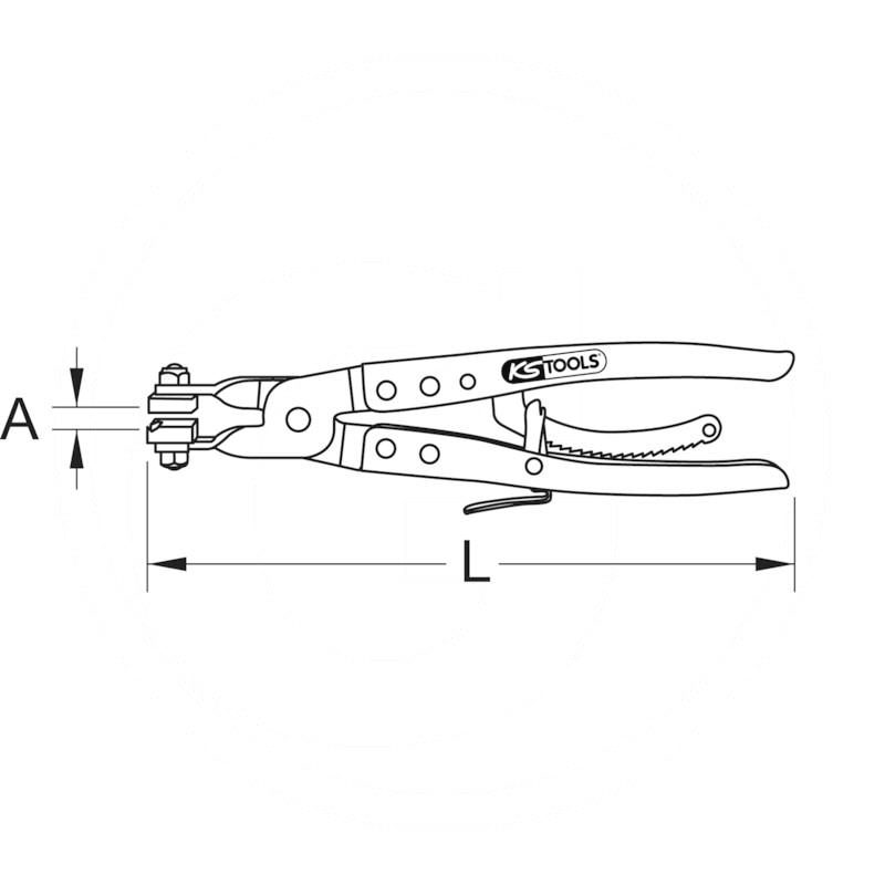 KS Tools Hose clamp plier (MU type), MU1 (7881151062) Spare parts for