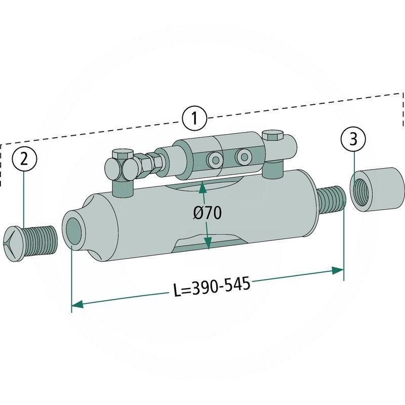 Walterscheid Hydraulic lifting strut complete (395306222) Spare parts