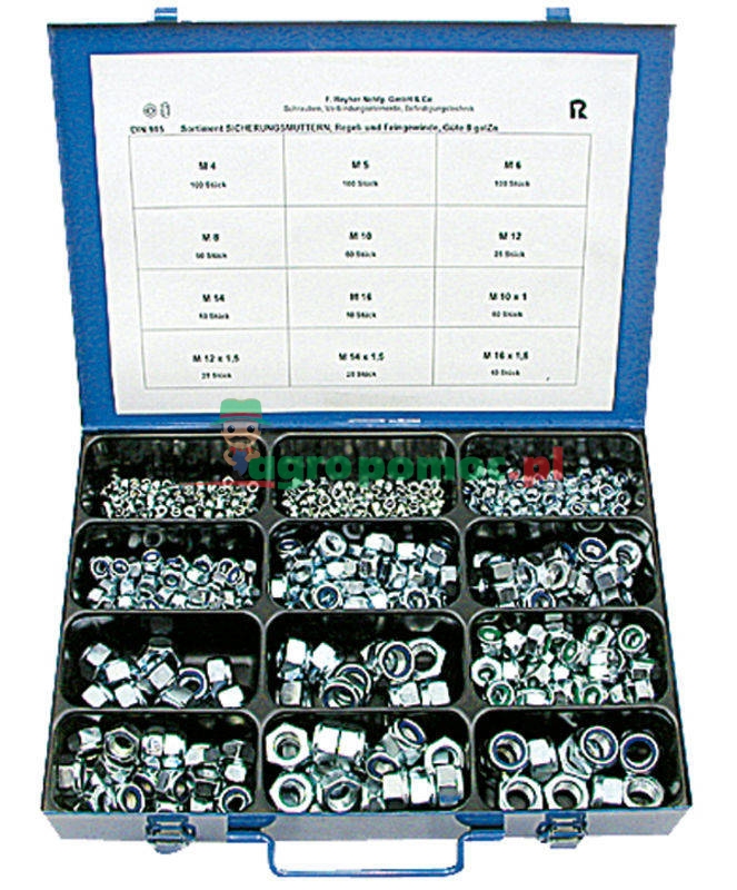 Lock nut assortment (485985035) Spare parts for agricultural