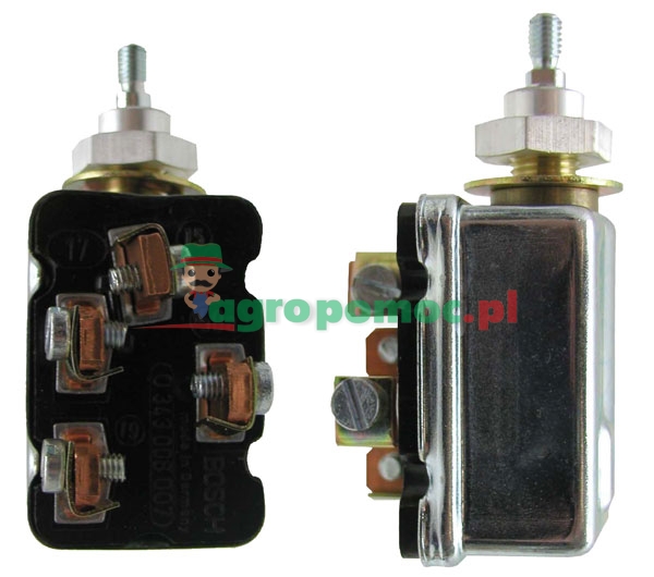 Bosch Glow plug switch (2500343008007) Spare parts for agricultural machinery and tractors.