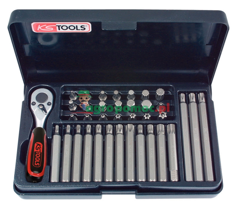 KS Tools CLASSIC bit ratchet set, 37pcs, 10mm (7889114310) Spare