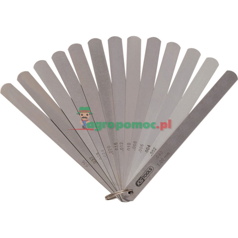 KS Tools Feeler gauge, metric, 8 blade (7883000617) Spare parts for agricultural machinery and