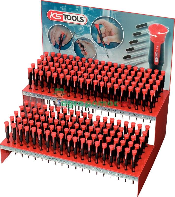 KS Tools Precision screwdriver display stand, 190 pcs (7885000190